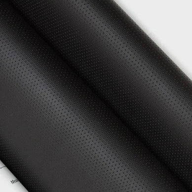 Adhesive faux leather perforation texture fabric black perforation texture Decoin Fabric