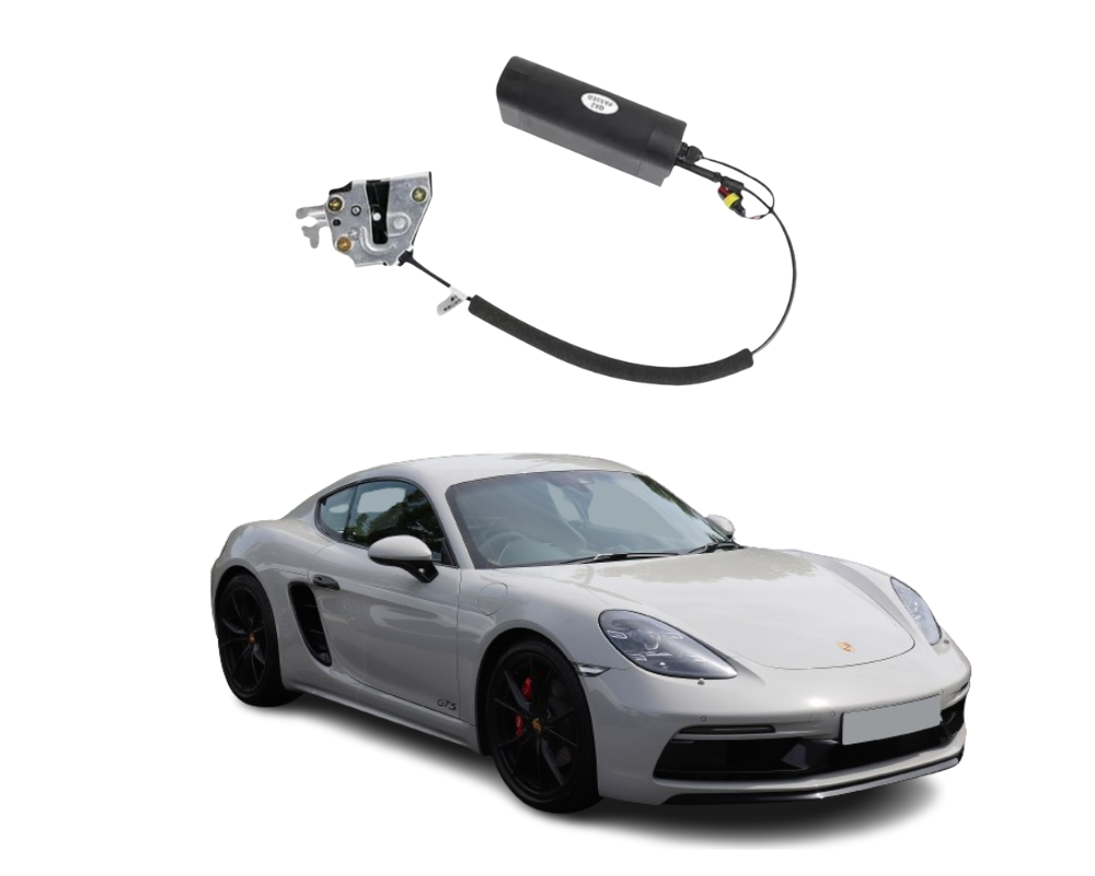 Porsche GT4 2016 Electric Soft Close Door Porsche Electric Suction Door Decoin Fabric 2016