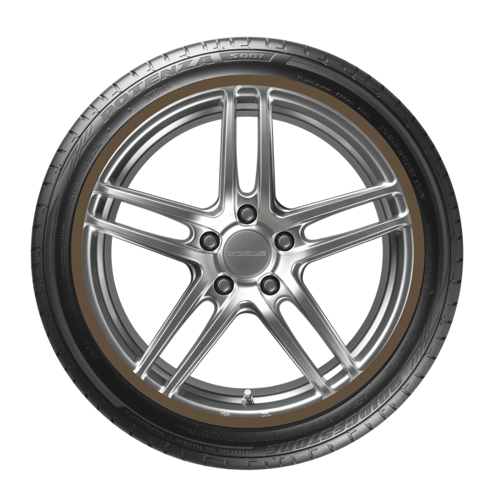 Decoin car rim protectors brown rim Decoin Fabric 14