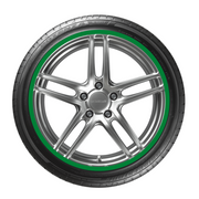 Decoin car rim protectors green rim Decoin Fabric 14