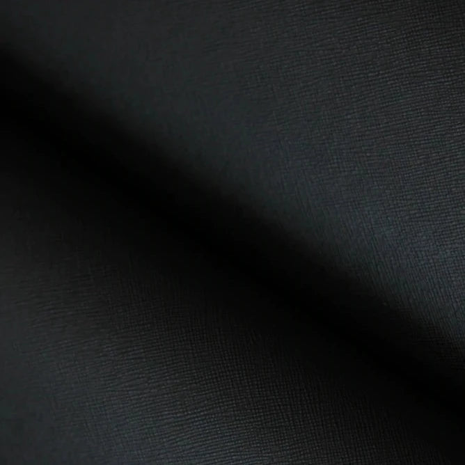 Adhesive faux leather vinyl texture fabric black vinyl texture Decoin Fabric