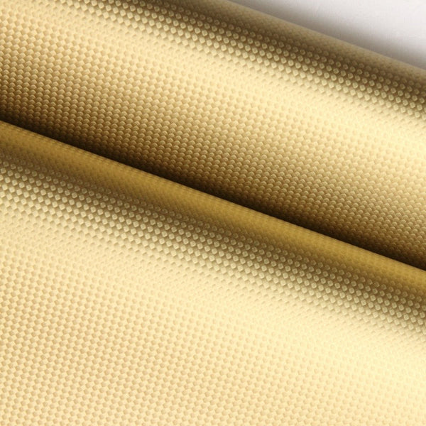 Adhesive carbon wave texture fabric gold - decoinfabric