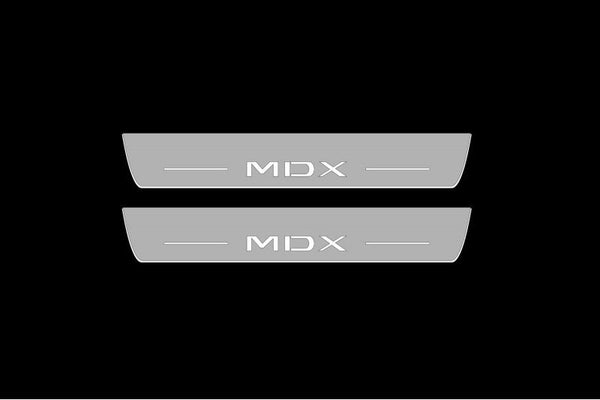 Acura MDX III 2013-2021 LED Door Sills PRO With Logo MDX