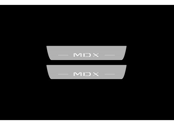 Acura MDX III 2013-2021 LED Door Sills PRO With Logo MDX