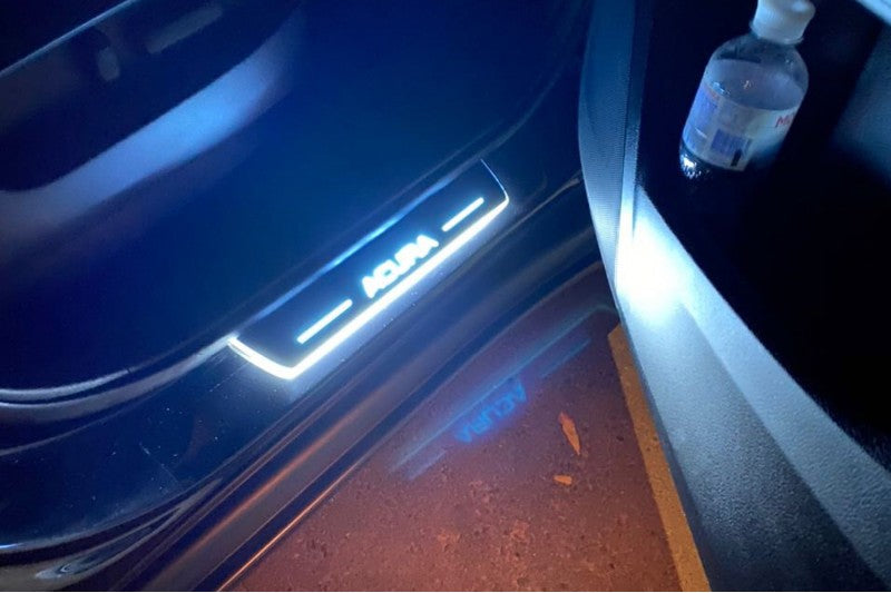 Acura MDX III LED door sill With Logo Acura - decoinfabric