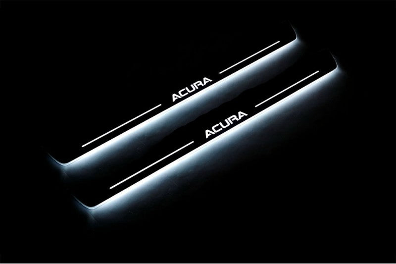 Acura RLX 2013-2020 Car Door Sill With Logo Acura Acura Led Door Sills opdesign