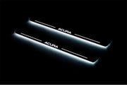 Acura RLX 2013-2020 Car Door Sill With Logo Acura Acura Led Door Sills opdesign