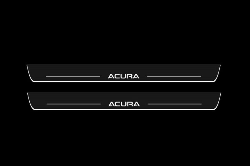 Acura TSX I 2004-2008 Door Sill Lights With Logo Acura Acura Led Door Sills opdesign