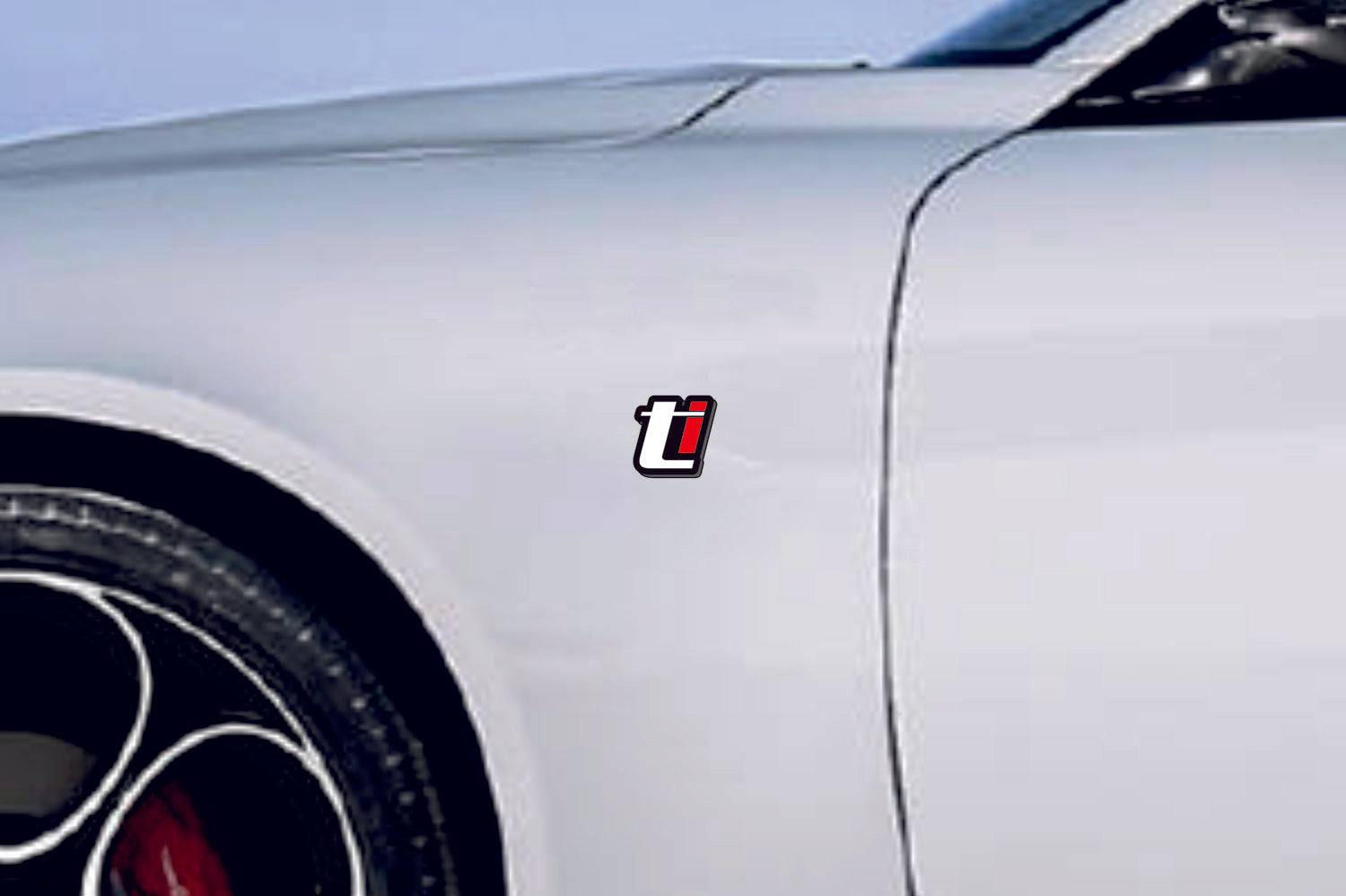 Alfa Romeo emblem for fenders with TI logo Alfa Romeo emblems decoinfabric