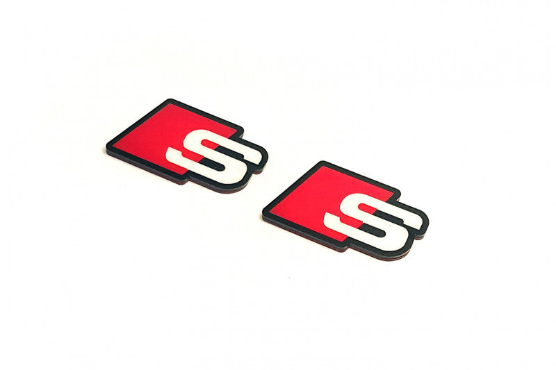 Audi emblem for fenders with Audi S logo - decoinfabric