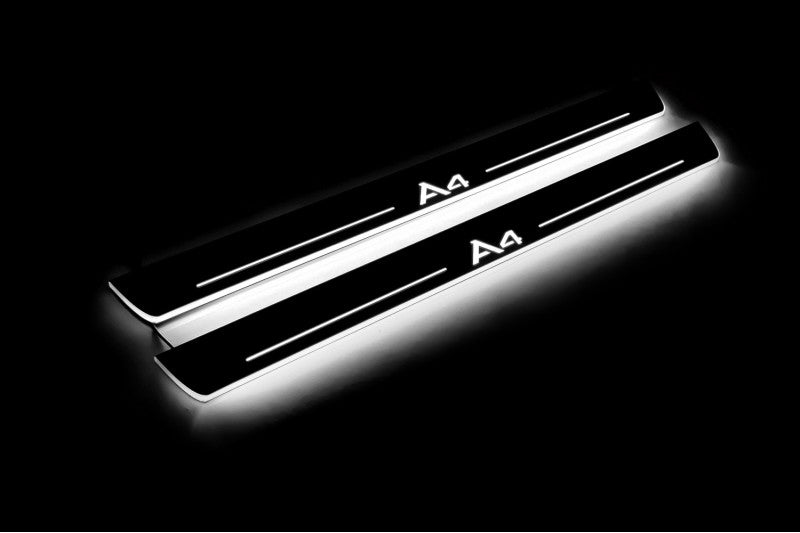 Audi A4 B8 2007-2016 Auto Door Sills With Logo A4 Audi Led Door Sills opdesign