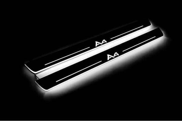Audi A4 B8 Auto Door Sills With Logo A4