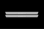 Audi A6 C7 2011-2018 LED Door Sills PRO With Logo Quattro Audi Led Door Sills opdesign