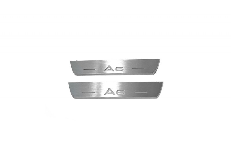 Audi A6 C7 Led Sill Plates With Logo Audi A6 - decoinfabric