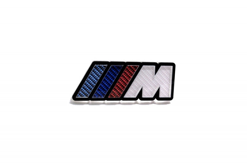 BMW Radiator grille emblem with ///M - (type Carbon) logo - decoinfabric