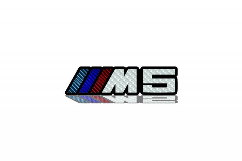 BMW Radiator grille emblem with M5 logo (type Carbon)