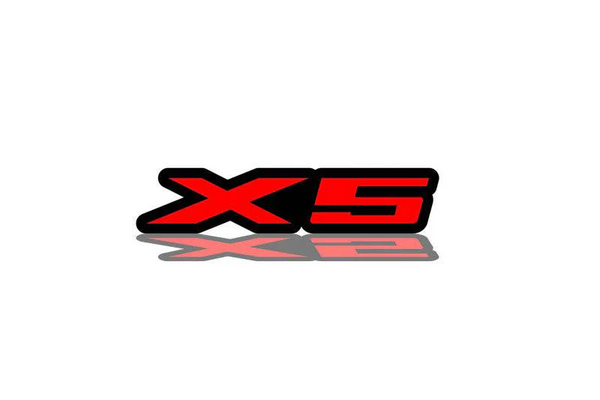 BMW Radiator grille emblem with X5 logo - decoinfabric