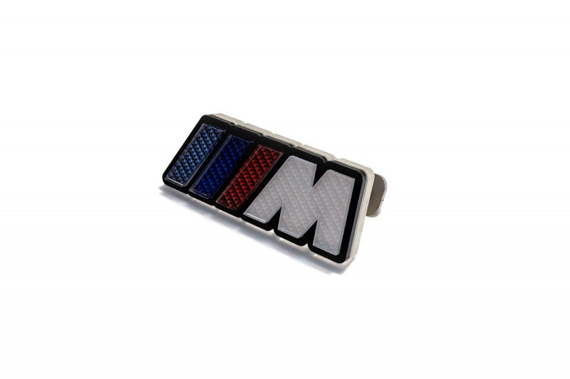 BMW Radiator grille emblem with ///M logo (type Carbon) - decoinfabric