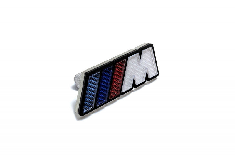 BMW Radiator grille emblem with M logo (type Carbon) | decoinfabric