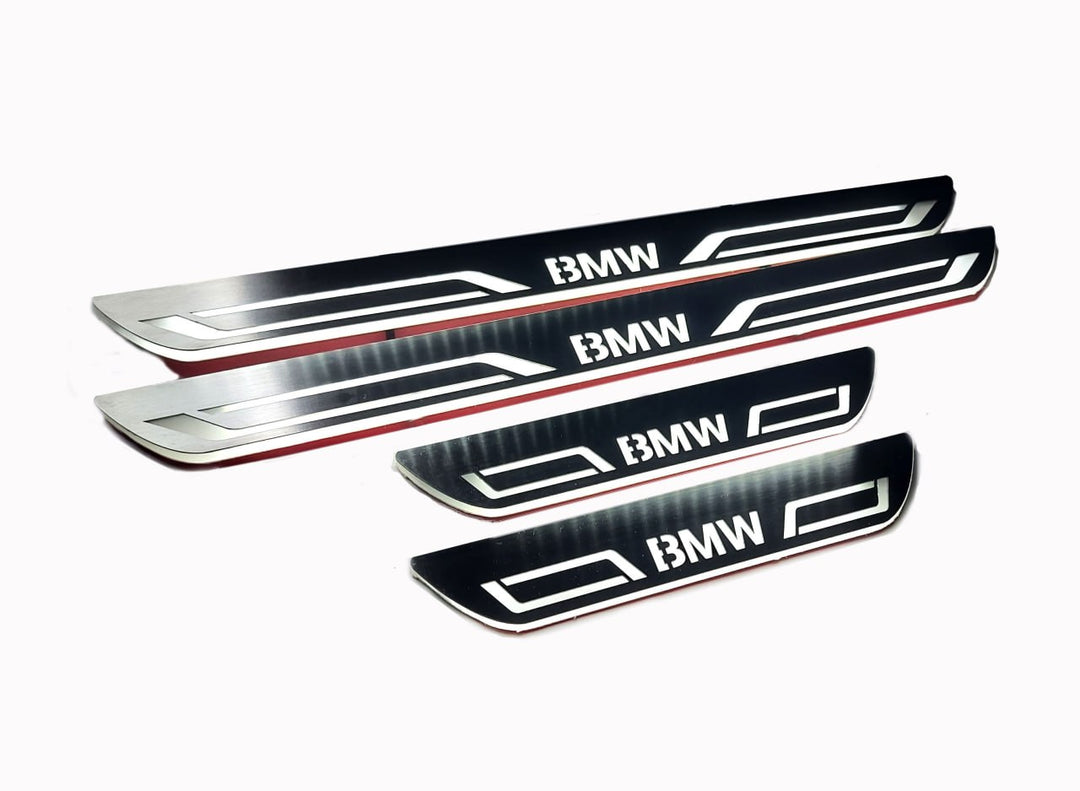 BMW X1 E84 2009-2015 LED Door Sills PRO With BMW LINE Logo BMW Led Door Sills opdesign