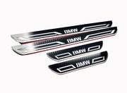 BMW X1 E84 2009-2015 LED Door Sills PRO With BMW LINE Logo BMW Led Door Sills opdesign