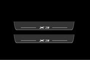 BMW X3 F25 2010-2017 Auto Led Door Sills With X3 Logo BMW Led Door Sills opdesign