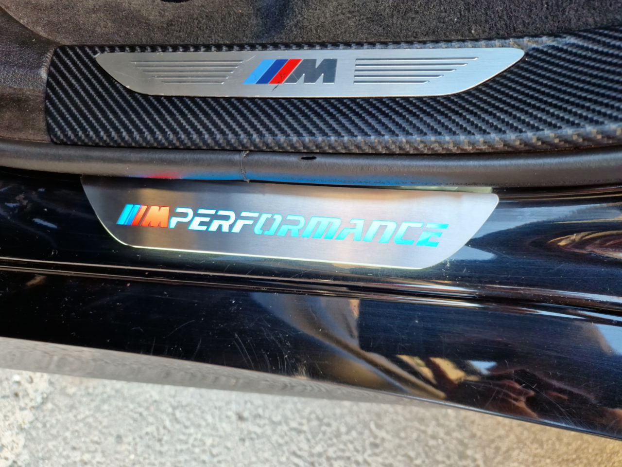 BMW X3 F25 LED Door Sills PRO With M Perfomance Logo - decoinfabric
