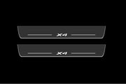 BMW X4 F26 2014-2018 Car Light Sill With X4 Logo BMW Led Door Sills opdesign