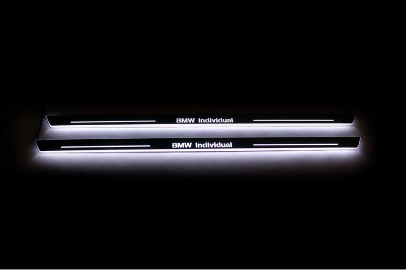 BMW X5 E53 1999-2006 Door Sill Lights With BMW Individual Logo BMW Led Door Sills opdesign