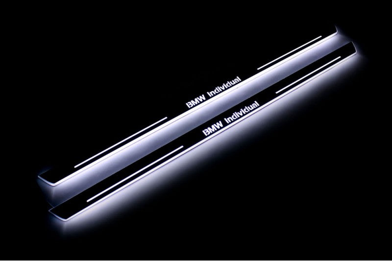 BMW X5 E53 1999-2006 Door Sill Lights With BMW Individual Logo BMW Led Door Sills opdesign
