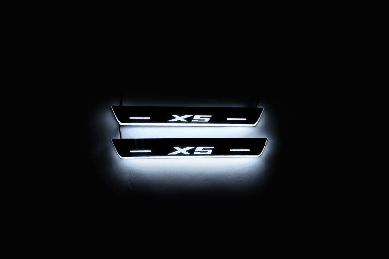 BMW X5 E53 Led Door Sills With Logo X5 - decoinfabric