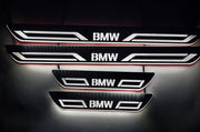 BMW X5 E70 2006-2013 LED Door Sills PRO With BMW LINE Logo BMW Led Door Sills opdesign