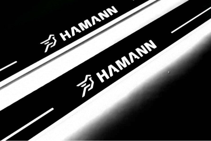 BMW X5 F15 Led Sill Plates With Logo HAMANN - decoinfabric