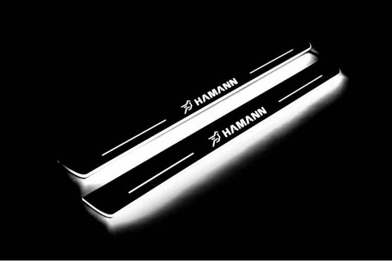 BMW X5 F15 2013-2018 Led Sill Plates With HAMANN Logo BMW Led Door Sills opdesign