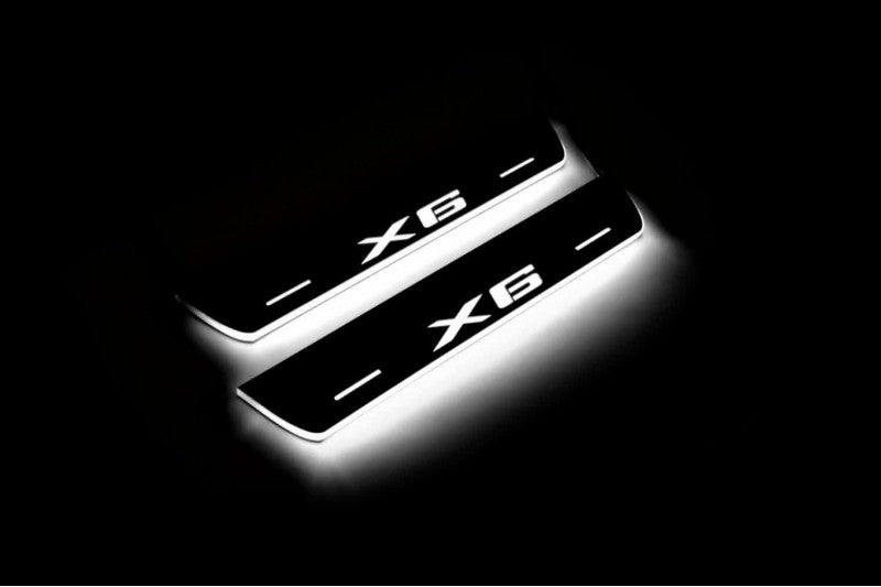 BMW X6 F16 Door Still Light With Logo X6 - decoinfabric