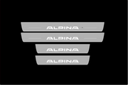 BMW 5 E60 2003-2010 LED Door Sills PRO With ALPINA Logo BMW Led Door Sills decoinfabric