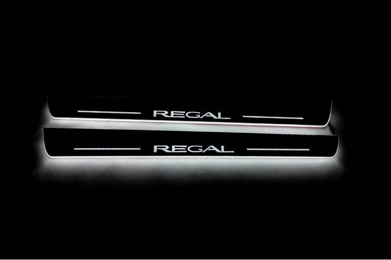 Buick Regal V Led Door Sills With Logo Regal - decoinfabric