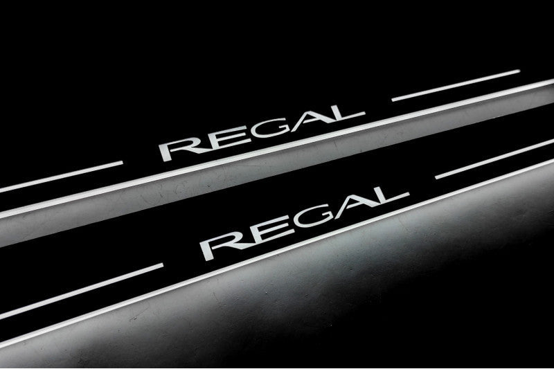 Buick Regal V Led Door Sills With Logo Regal - decoinfabric