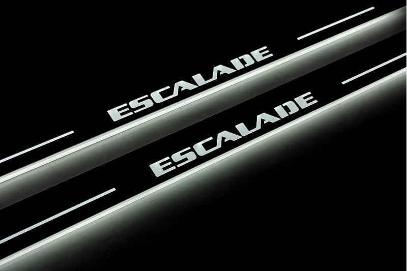 Cadillac Escalade IV Car Sill With Logo Escalade - decoinfabric