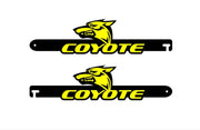 Camaro Car Show Stainless Steel Door Props with COYOTE logo Car Show Stainless Steel Door Props decoinfabric