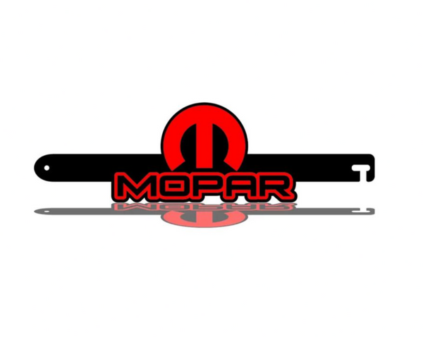 Car Show Puntelli porta in acciaio inox con logo Mopar