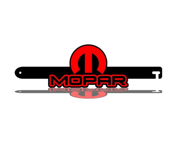 Car Show Stainless Steel Door Props with Mopar logo - decoinfabric