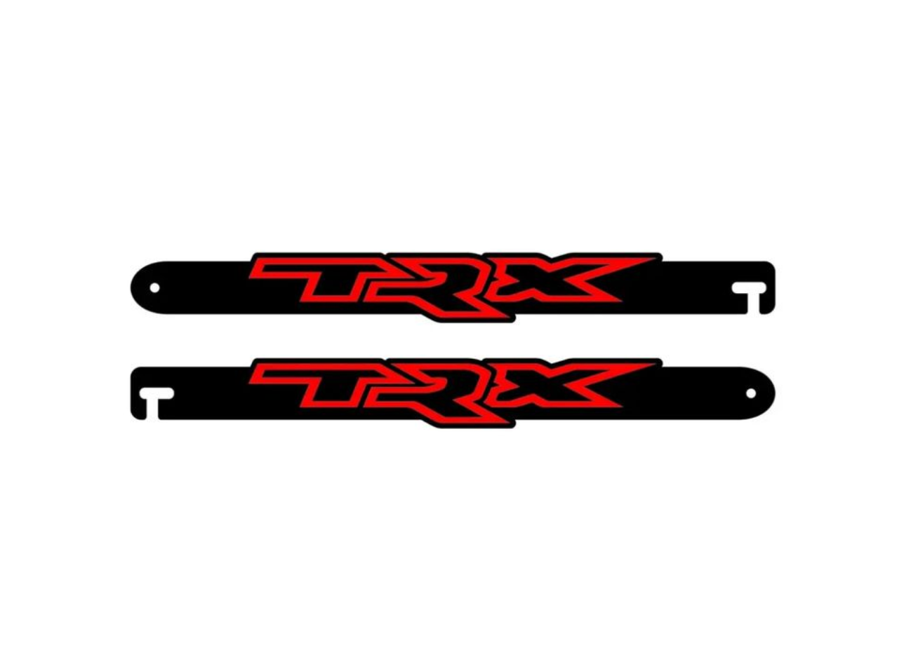 Car Show Stainless Steel Door Props with TRX logo - decoinfabric