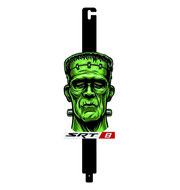 Car Show Stainless Steel Hood Prop with Frankenstein Logo Car Show Stainless Steel Hood Prop decoinfabric