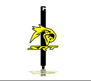 Car Show Stainless Steel Hood Prop with SRT Trackhawk Logo Car Show Stainless Steel Hood Prop decoinfabric