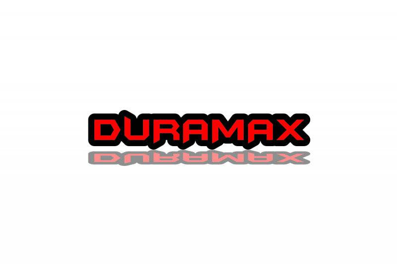 Chevrolet tailgate trunk rear emblem with Duramax logo Chevrolet emblems decoinfabric