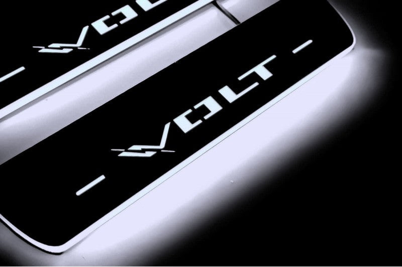 Chevrolet BOLT 2017+ LED Car Door Sill With BOLT Logo Chevrolet Led Door Sills opdesign