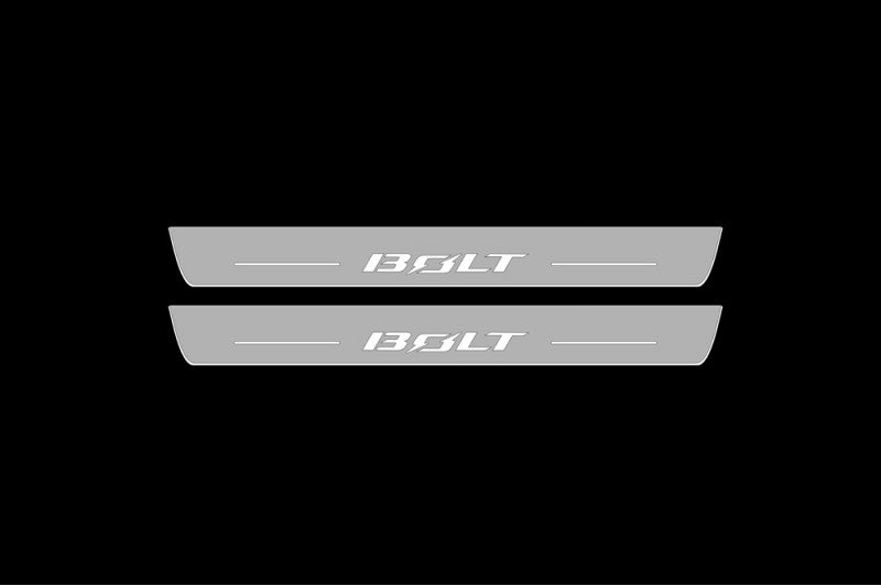 Chevrolet BOLT 2017+ LED Car Door Sill With BOLT Logo Chevrolet Led Door Sills opdesign