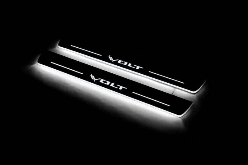 Chevrolet Volt II LED Car Door Sill With Logo Volt - decoinfabric