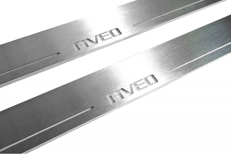 Chevrolet Aveo II Led Door Sills With Logo Aveo - decoinfabric